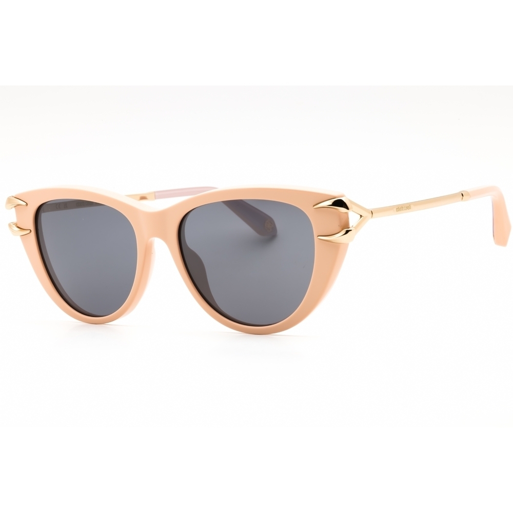 Roberto Cavalli 586092 Sunglasses Full Powder Beige Acetate Cat-Eye